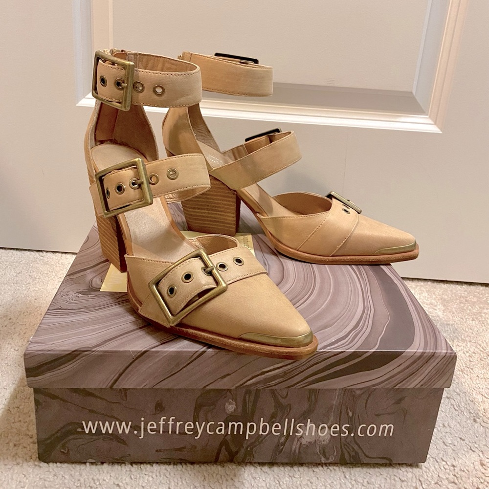 Free People Jeremy Campbell Hendrix Heel Sandals - Natural